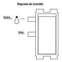 Placa armada con 2 interruptores sencillos, Volteck Basic - PA-APDO-B / 25080 Placa armada con 2 interruptores sencillos, Volteck Basic - PA-APDO-B / 25080