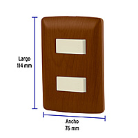Placa armada 1 interruptor 1 escalera, madera,línea Italiana - PA-APDO-EIM / 49932 Placa armada 1 interruptor 1 escalera, madera,línea Italiana - PA-APDO-EIM / 49932