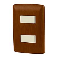 Placa armada 1 interruptor 1 escalera, madera,línea Italiana - PA-APDO-EIM / 49932 Placa armada 1 interruptor 1 escalera, madera,línea Italiana - PA-APDO-EIM / 49932