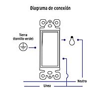 Placa armada con interruptor sencillo Classic - PA-APSE-CLP / 40017 Placa armada con interruptor sencillo Classic - PA-APSE-CLP / 40017