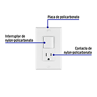 Placa armada contacto e interruptor Classic - PA-COAP-CLP / 40018 Placa armada contacto e interruptor Classic - PA-COAP-CLP / 40018
