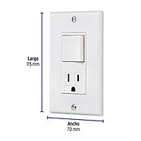 Placa armada contacto e interruptor Classic - PA-COAP-CLP / 40018 Placa armada contacto e interruptor Classic - PA-COAP-CLP / 40018