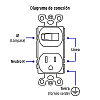 Placa armada interruptor y contacto, línea Standard, alumini - PA-COAP-SA / 48495 Placa armada interruptor y contacto, línea Standard, alumini - PA-COAP-SA / 48495