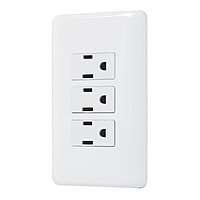Placa armada con 3 contactos, Volteck Basic - PA-COTR-B / 25082 Placa armada con 3 contactos, Volteck Basic - PA-COTR-B / 25082