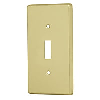 Placa para interruptor vertical, de aluminio, línea Standard - PAAP-S / 46417