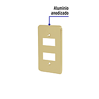 placa-2-módulos-de-aluminio-línea-económica-pado-e-46436 placa-2-módulos-de-aluminio-línea-económica-pado-e-46436