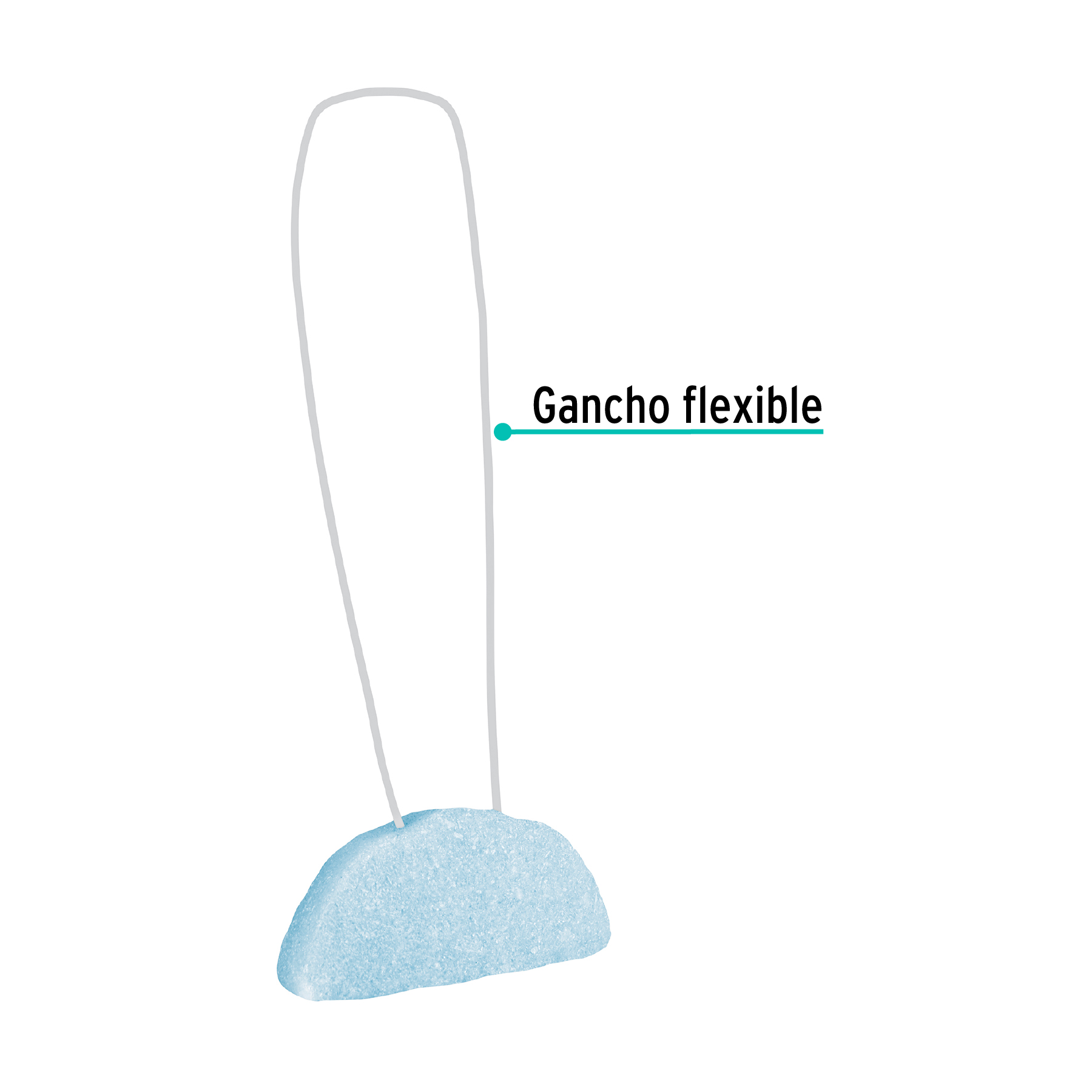 Pastilla desodorante para sanitario, aroma lavanda - PASA-L / 57019