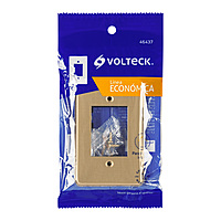 Placa 3 módulos, de aluminio, línea Económica - PATR-E / 46437 Placa 3 módulos, de aluminio, línea Económica - PATR-E / 46437
