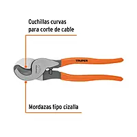 Pinza cortador multicable 10", Truper - PE-CA-10M / 102511