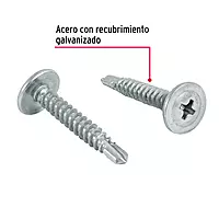 Bolsa con 100 pijas cabeza cruz, punta de broca 1' - PIBR-1C / 44647 Bolsa con 100 pijas cabeza cruz, punta de broca 1' - PIBR-1C / 44647