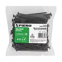 Bolsa con 100 pijas #12 x 4' multiusos - PIJ-12102 / 48703