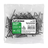 Fabricadas en acero con acabado fosfatado negro para mayor protección contra corrosión Para trabajos en madera, aglomerados y paneles de yeso o tablaroca Fabricadas en acero con acabado fosfatado negro para mayor protección contra corrosión Para trabajos en madera, aglomerados y paneles de yeso o tablaroca