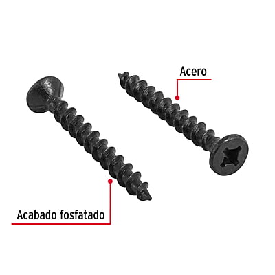 Bolsa con 200 pijas #8 x 1-1/2' tipo Quadrex - PIQU-8X1-1/2 / 44893