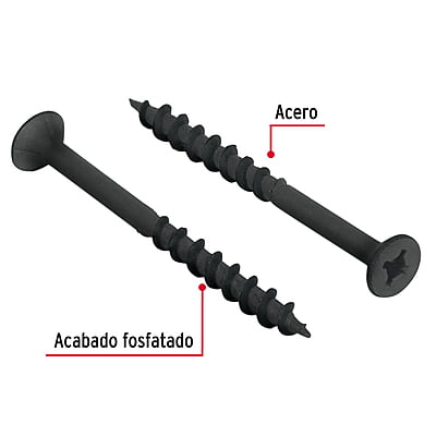 Bolsa con 200 pijas #8 x 1-1/4' tipo Quadrex - PIQU-8X1-1/4 / 44892