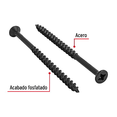 Bolsa con 200 pijas #8 x 3' tipo Quadrex - PIQU-8X3 / 44897