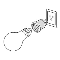 Portalámpara de baquelita, con adaptador, marfil, Volteck - POBA-20 / 46525 Portalámpara de baquelita, con adaptador, marfil, Volteck - POBA-20 / 46525
