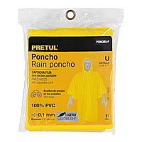 Poncho unitalla, PVC,0.10 mm, Pretul - PONCHO-P / 21541