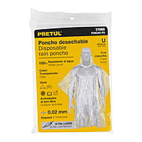 Poncho o capamanga desechable de polietileno, Pretul 27089 - PONCHO-PD