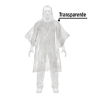 Poncho o capamanga desechable de polietileno, Pretul 27089 - PONCHO-PD Poncho o capamanga desechable de polietileno, Pretul 27089 - PONCHO-PD