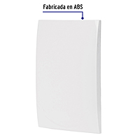 Placa de ABS ciega, línea Oslo, color blanco - PPCI-OB / 48306 Placa de ABS ciega, línea Oslo, color blanco - PPCI-OB / 48306