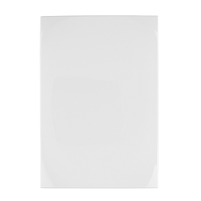 Placa de ABS ciega, línea Oslo, color blanco - PPCI-OB / 48306