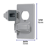 Placa dúplex de policarbonato para intemperie,línea Standard - PPIN-DOS / 46410 Placa dúplex de policarbonato para intemperie,línea Standard - PPIN-DOS / 46410
