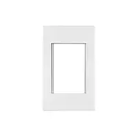 Placa 1 ventana, 3 módulos, línea Española, color blanco - PPTR-EB / 47043 Placa 1 ventana, 3 módulos, línea Española, color blanco - PPTR-EB / 47043