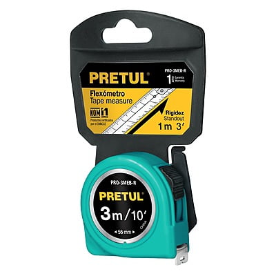 flexómetro-verde-3-m-cinta-13-mm-pretul-tarjeta-plástic-pro-3meb-r-21611