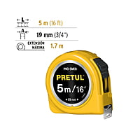 flexómetro-amarillo-5m-cinta-19mm-pretul-tarjeta-plástica-pro-5meb-21606