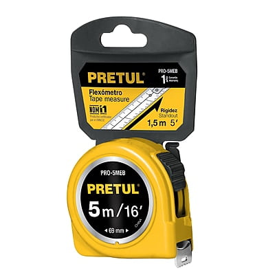 flexómetro-amarillo-5m-cinta-19mm-pretul-tarjeta-plástica-pro-5meb-21606