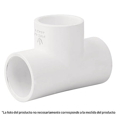 Tee sencilla de PVC, 1' - PVC-763 / 45422