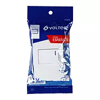 Placa armada 1 interruptor, 1.5 módulos, Española, blanco - PA-APSE15-EB / 45592 Placa armada 1 interruptor, 1.5 módulos, Española, blanco - PA-APSE15-EB / 45592