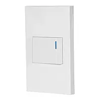 Placa armada 1 interruptor, 1.5 módulos, Española, blanco - PA-APSE15-EB / 45592 Placa armada 1 interruptor, 1.5 módulos, Española, blanco - PA-APSE15-EB / 45592