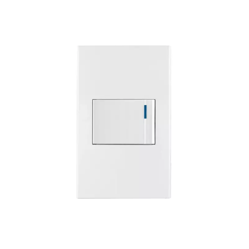 Placa armada 1 interruptor de 3vías, 1.5mód, Española,blanco - PA-APSE15-EEB / 45600 Placa armada 1 interruptor de 3vías, 1.5mód, Española,blanco - PA-APSE15-EEB / 45600