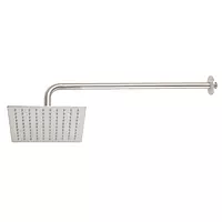 Regadera acero inoxidable, 8', con brazo, satinado, Riviera - R-308N / 45772 Regadera acero inoxidable, 8', con brazo, satinado, Riviera - R-308N / 45772