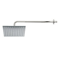 Regadera acero inoxidable, 10', con brazo, cromado, Riviera - R-310 / 45773