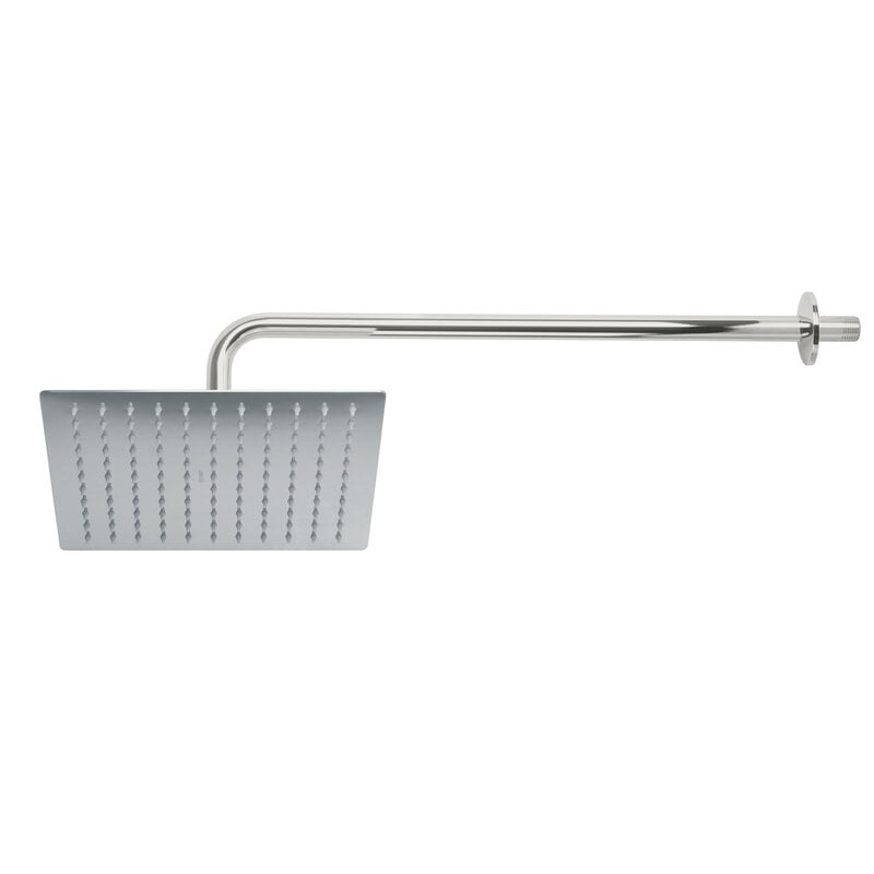 Regadera acero inoxidable, 10', con brazo, cromado, Riviera - R-310 / 45773