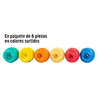 Rollo de rafia de 410 m colores surtidos calibre 2.2 g/m - RAF-290C / 45031 Rollo de rafia de 410 m colores surtidos calibre 2.2 g/m - RAF-290C / 45031