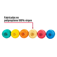 Rollo de rafia de 410 m colores surtidos calibre 2.2 g/m - RAF-290C / 45031 Rollo de rafia de 410 m colores surtidos calibre 2.2 g/m - RAF-290C / 45031