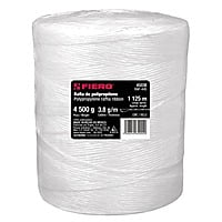 Rollo de rafia de 1125 m color blanco calibre 3.8 g/m 45038 - RAF-445 Rollo de rafia de 1125 m color blanco calibre 3.8 g/m 45038 - RAF-445