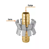 Reparador de aluminio 1/2", tipo garra para manguera - REMA-1/2AG / 101730 Reparador de aluminio 1/2", tipo garra para manguera - REMA-1/2AG / 101730