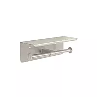 Portarrollo doble en satín con soporte para celular, Foset - RIA-85N / 46357 Portarrollo doble en satín con soporte para celular, Foset - RIA-85N / 46357