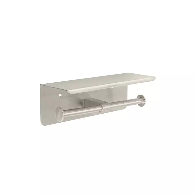 Portarrollo doble en satín con soporte para celular, Foset - RIA-85N / 46357 Portarrollo doble en satín con soporte para celular, Foset - RIA-85N / 46357