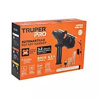 Rotomartillo SDS Plus 3.2 Joules, 800W, TRUPER PRO, 103066 - ROEL-30A
