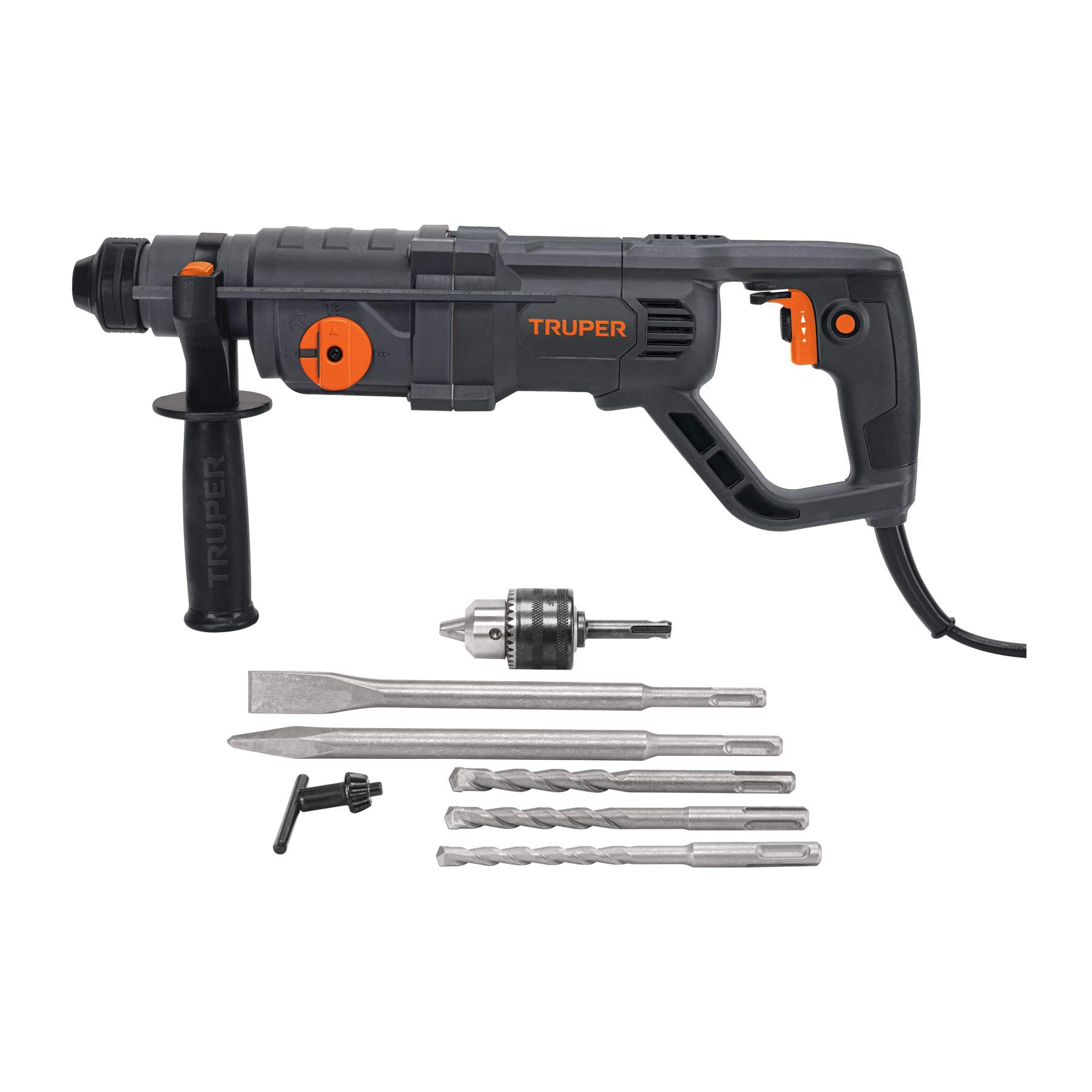 Rotomartillo SDS Plus 3 Joules 850 W, industrial, Truper - ROEL-30N / 19319 Rotomartillo SDS Plus 3 Joules 850 W, industrial, Truper - ROEL-30N / 19319