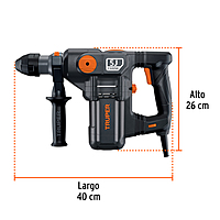 Rotomartillo SDS Plus 5 Joules 1500 W, industrial, Truper - ROEL-50N2 / 19320 Rotomartillo SDS Plus 5 Joules 1500 W, industrial, Truper - ROEL-50N2 / 19320