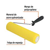 Rodillo para pintar, esponja 9 x 3/8', superficies lisas - ROPI-910E / 13841