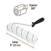 Rodillo p/pintar, microfibra 9x3/8',superficies poco rugosas - ROPI-910M / 13894 Rodillo p/pintar, microfibra 9x3/8',superficies poco rugosas - ROPI-910M / 13894