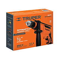 Rotomartillo 1/2' 650 W, profesional, Truper - ROTO-1/2A7 / 15679 Rotomartillo 1/2' 650 W, profesional, Truper - ROTO-1/2A7 / 15679