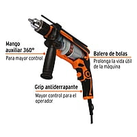 Rotomartillo 1/2' 750 W, profesional, Truper - ROTO-1/2A8 / 14658 Rotomartillo 1/2' 750 W, profesional, Truper - ROTO-1/2A8 / 14658